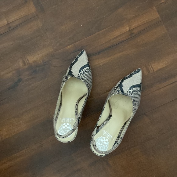 Snakeskin sling backs size 8.5 - Picture 3 of 5